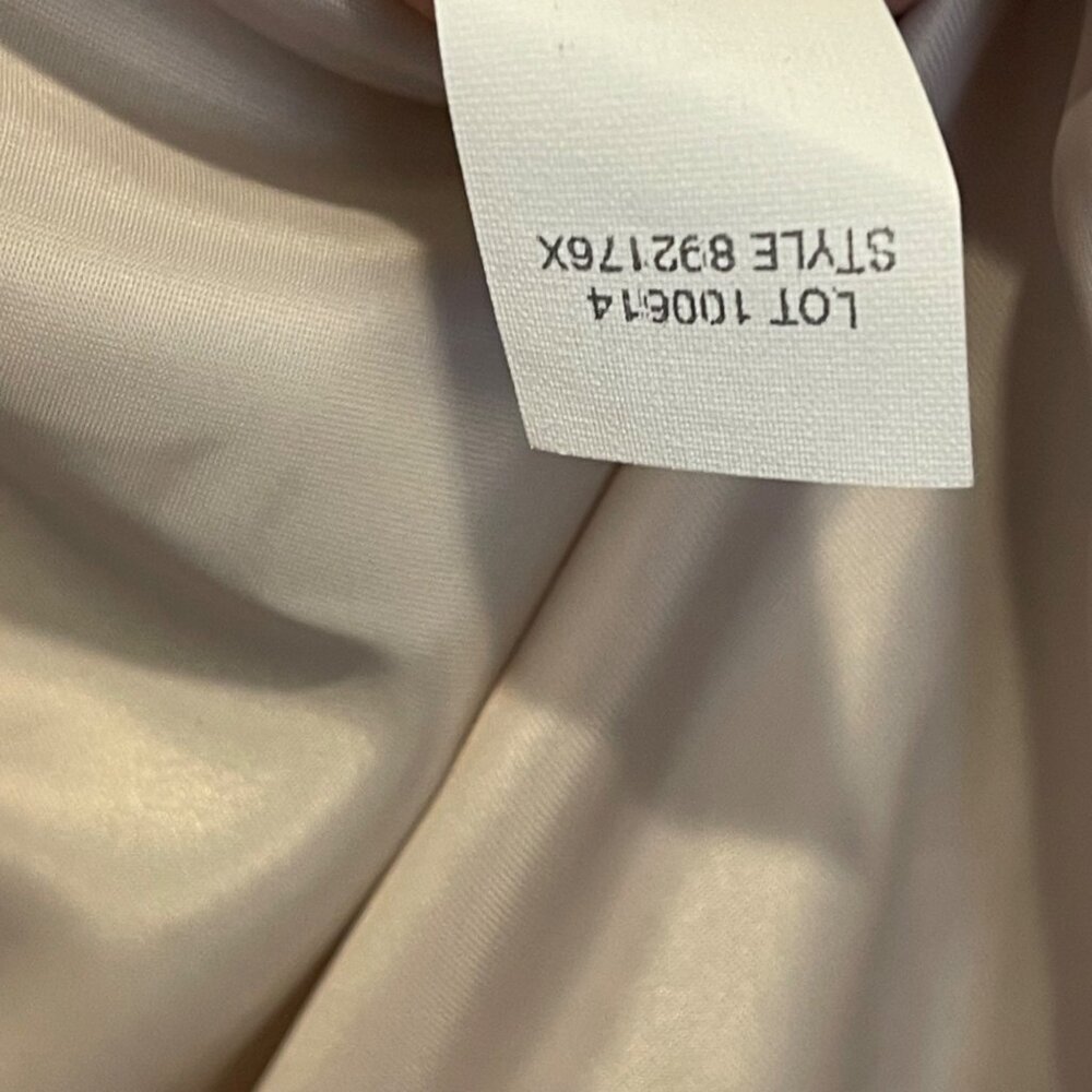 Albert Nipon XL Beige Wool Blend Coat Mink Faux F… - image 5